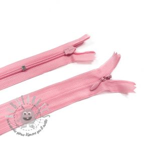 Cerniera invisibile non divisibile 25 cm Pink