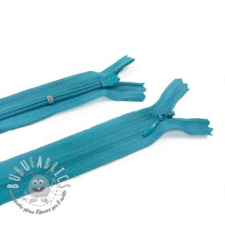 Cerniera invisibile non divisibile 25 cm Aqua