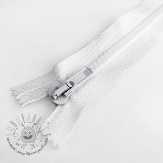 Cerniera divisibile in plastica 70 cm white