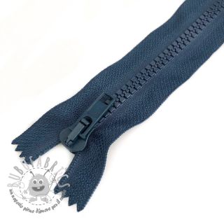 Cerniera divisibile in plastica 70 cm marine