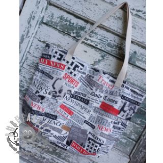 Tessuto decorativo premium Newspaper Headlines