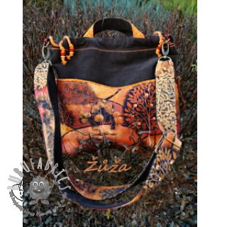 Tessuto decorativo Forest hill autumn digital print