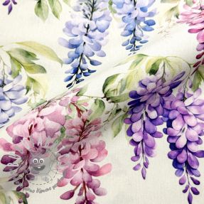 Tessuto decorativo Serene Wisteria Charm digital print