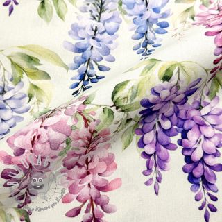 Tessuto decorativo Serene Wisteria Charm digital print