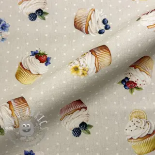 Tessuto decorativo Cupcake Bake Off digital print