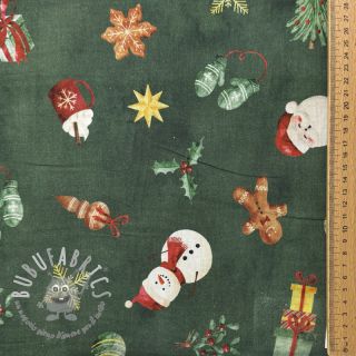 Tessuto di cotone Cosy Warm Xmas