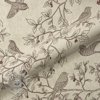 Tessuto decorativo Linenlook premium Branch Bird Song