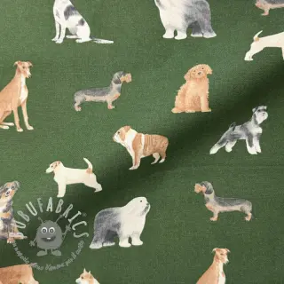 Tessuto decorativo premium Dog Breed Mix