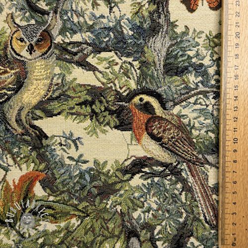 Tessuto decorativo GOBELIN PREMIUM Bird Heritage Forest