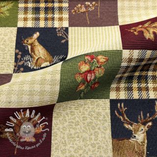 Tessuto decorativo GOBELIN PREMIUM Rustic Nature Patch