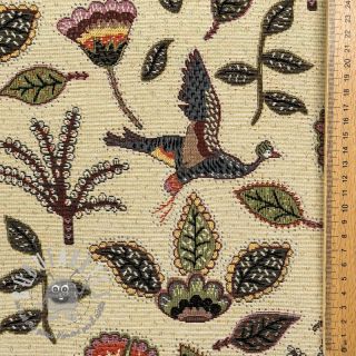 Tessuto decorativo GOBELIN PREMIUM Primal Birdscape Art design B