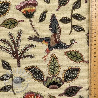 Tessuto decorativo GOBELIN PREMIUM Primal Birdscape Art design B