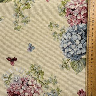 Tessuto decorativo GOBELIN PREMIUM Hydrangea Garden Mix