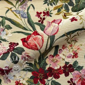 Tessuto decorativo GOBELIN PREMIUM Rose Tullip Bouquet