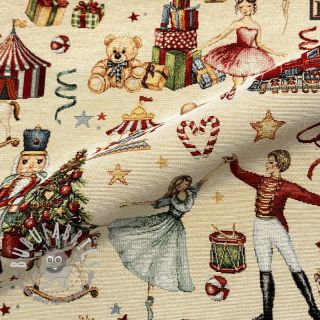 Tessuto decorativo GOBELIN PREMIUM Xmas Fairytale Play