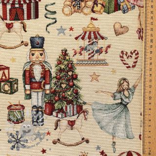 Tessuto decorativo GOBELIN PREMIUM Xmas Fairytale Play