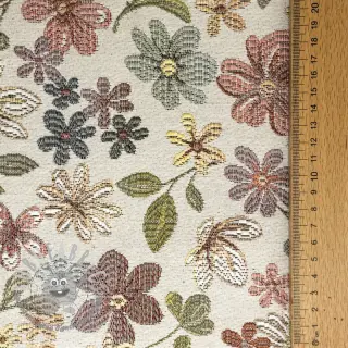 Tessuto decorativo GOBELIN PREMIUM Indian Daisy Tapestry