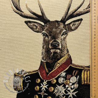 Tessuto decorativo GOBELIN PREMIUM Deer Admiral Statue PANEL