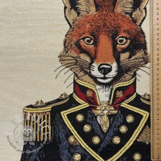Tessuto decorativo GOBELIN PREMIUM Fox Admiral Statue PANEL