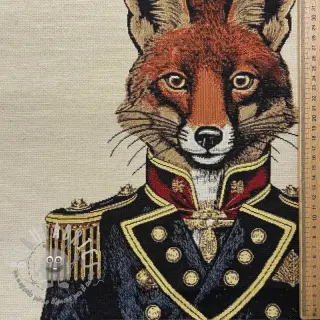 Tessuto decorativo GOBELIN PREMIUM Fox Admiral Statue PANEL
