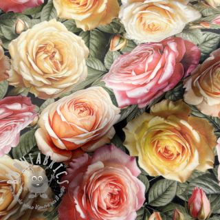 Tessuto decorativo VELVET Romantic Rose Charm