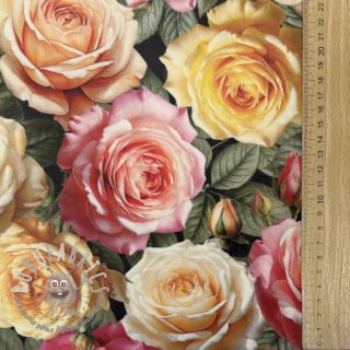 Tessuto decorativo VELVET Romantic Rose Charm