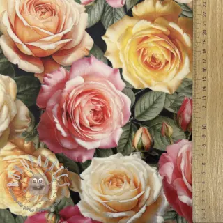 Tessuto decorativo VELVET Romantic Rose Charm