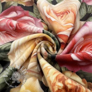 Tessuto decorativo VELVET Romantic Rose Charm