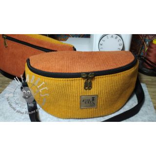 Velluto a coste 6W COTTON TOUCH ochre
