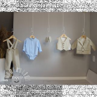 Lino prelavato beige