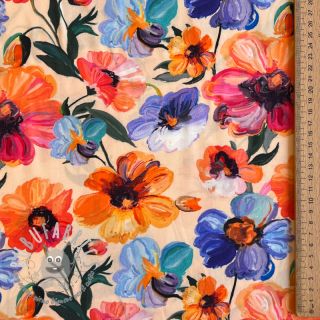 Viscosa RADIANCE Flower Nina digital print