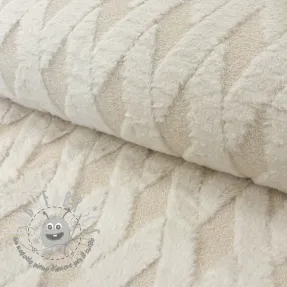 Pelliccia sintetica TEDDY ecru