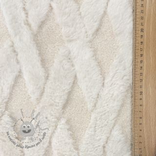 Pelliccia sintetica TEDDY ecru