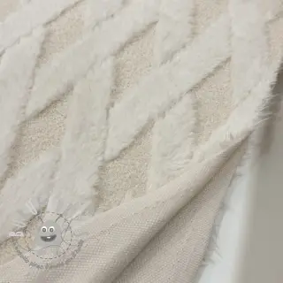 Pelliccia sintetica TEDDY ecru