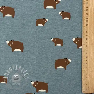 Jersey Bears smoke blue melange