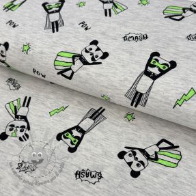 Jersey NEON Super heroes ecru melange