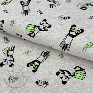 Jersey NEON Super heroes ecru melange