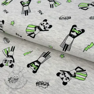 Jersey NEON Super heroes ecru melange