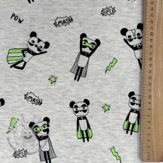 Jersey NEON Super heroes ecru melange