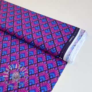 Viscosa RADIANCE Graphic navy digital print