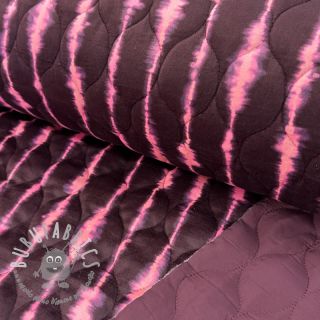 Tessuto trapuntato VELVET Stripes cerise