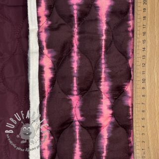 Tessuto trapuntato VELVET Stripes cerise