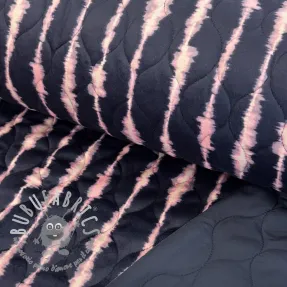 Tessuto trapuntato VELVET Stripes navy