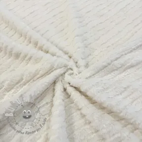 Pelliccia sintetica Stripes ecru