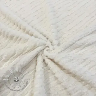 Pelliccia sintetica Stripes ecru