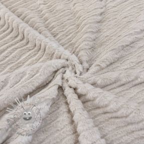 Pelliccia sintetica Stripes beige