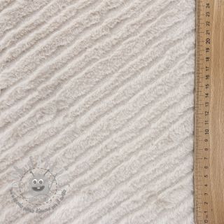 Pelliccia sintetica Stripes beige
