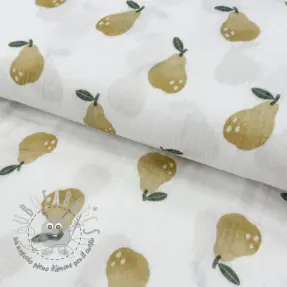 Mussola/Doppia garza Pears design B digital print
