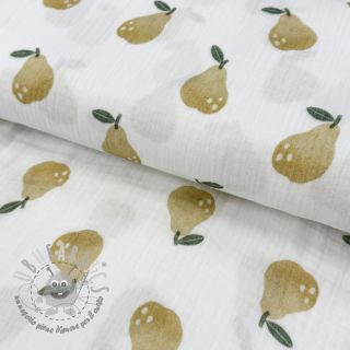 Mussola/Doppia garza Pears design B digital print