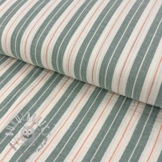 Mussola/Doppia garza YARN DYED Line green